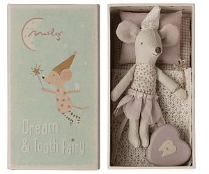 Tooth fairy mouse - in matchbox