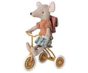 Maileg tricycle driewieler mouse - Oker