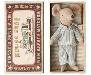 Big Brother Mouse in Matchbox, Maileg