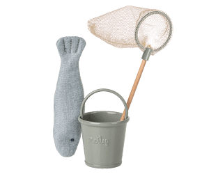 Maileg fishing set mouse