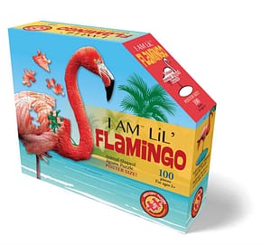 I am Lil' puzzle Jr. Poster Size: Flamingo 61x76.20, 100 pcs