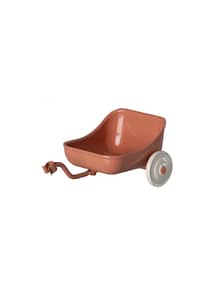 Maileg, coral tricycle hanger mouse