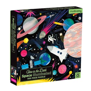 Glow in the Dark puzzel - Space 500st