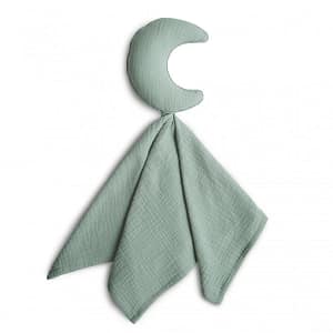 Mushie - knuffeldoekje Lovey Blanket Moon (roman green)