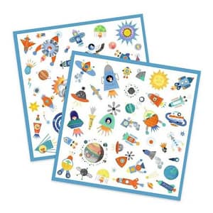 Djeco ruimte stickers