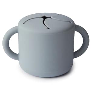 Mushie silicone snack cup
