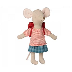 Tricycle mouse big sister with bag - red