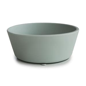 Mushie silicone bowl blue cambridge