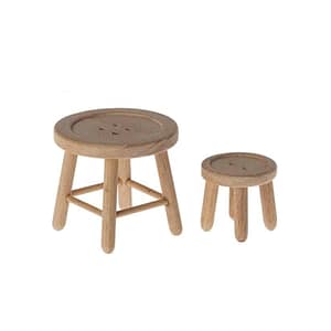 Maileg - Poppenhuis tafel en stoel setje