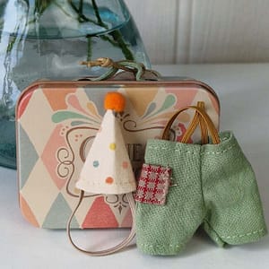 Clown suitcase, little brother Maileg