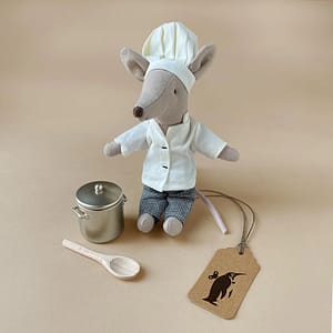 Maileg - Chef muis met pan en lepel