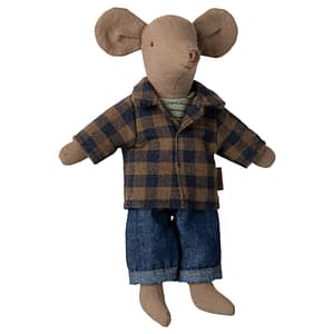 Maileg - Dad Mouse - Light Brown