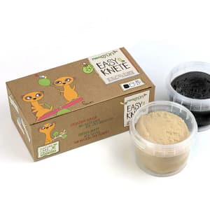 Neogrun klei van 2potjes met de kleuren zwart-wit