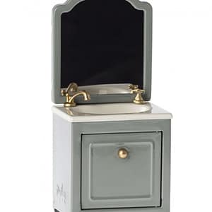 Maileg - Wastafel met spiegel -  Mint