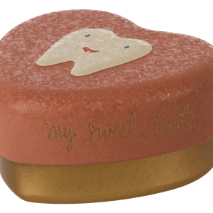tandendoosje roze 'my sweet tooth'