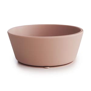 Mushie silicone bowl blush