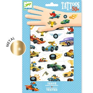 Djeco tattoos raceauto's