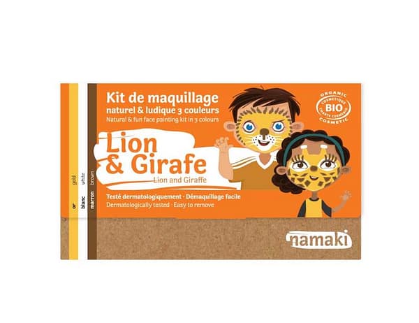 Namaki schminkset leeuw en giraffe - Afbeelding 2