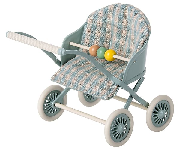 Maileg Buggy Stroller Baby Mice Mint 5707304126966 11 3107 00 01 3