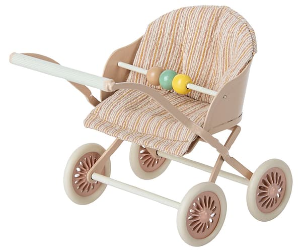 Maileg Buggy Stroller Baby Mice Rose 5707304127963 11 3107 01 1