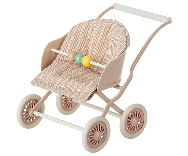 Maileg Buggy Stroller Baby Mice Rose 5707304127963 11 3107 01 2
