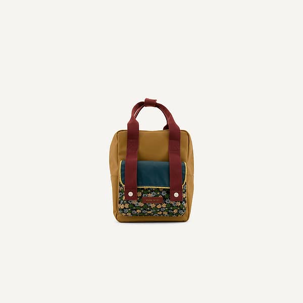 Small backpack golden groen 1