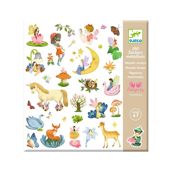 djeco stickers fantasy 160 stuks