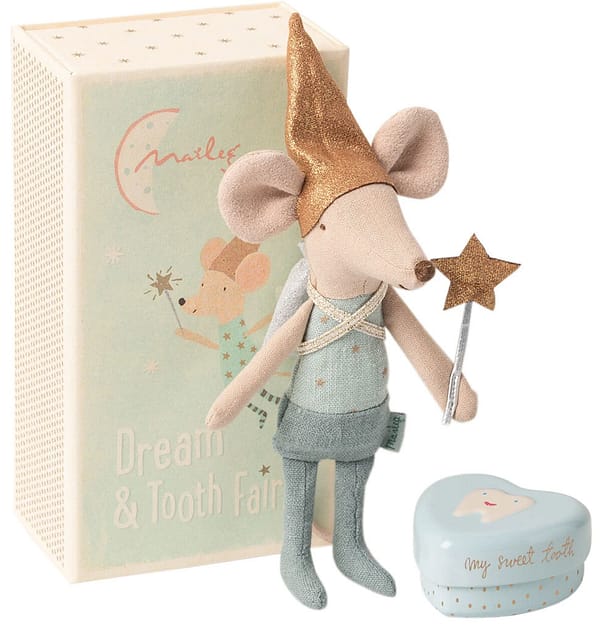 maileg tooth fairy mouse big borther in box with t