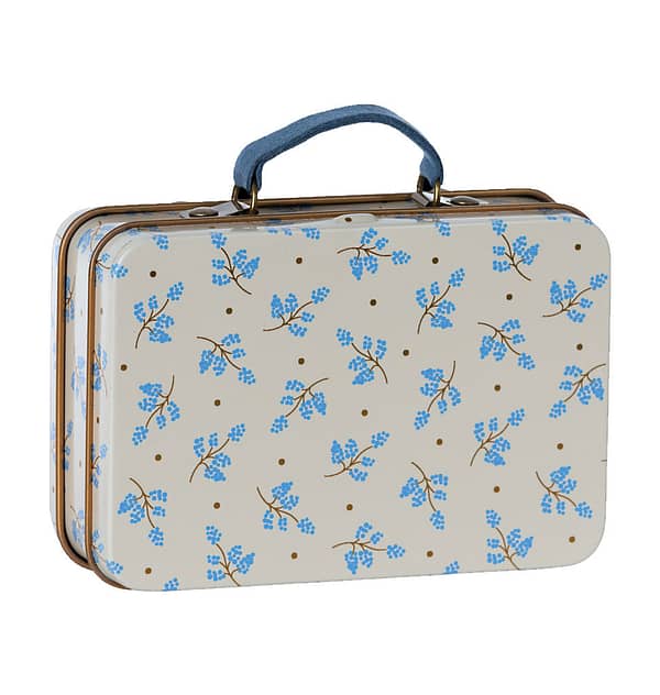 maileg maileg metal suitcase madelaine lavender bl