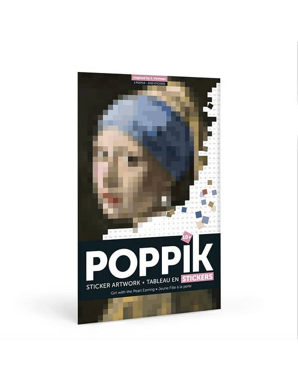 poppik sticker artwork vermeer girl with the pearl
