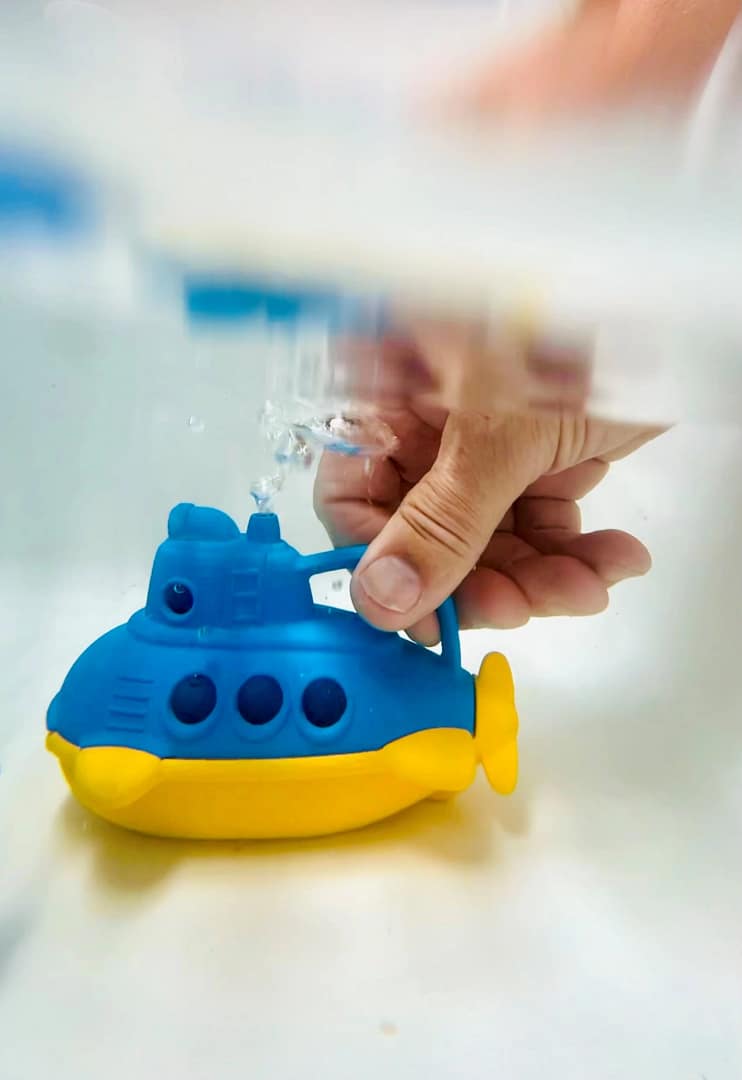 Green Toys - Bubbling submarine - Kleine onderzeeboot - Afbeelding 3