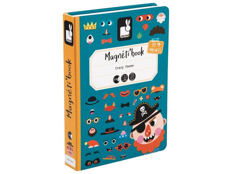 Magneti Book - Crazy Faces - Jongens