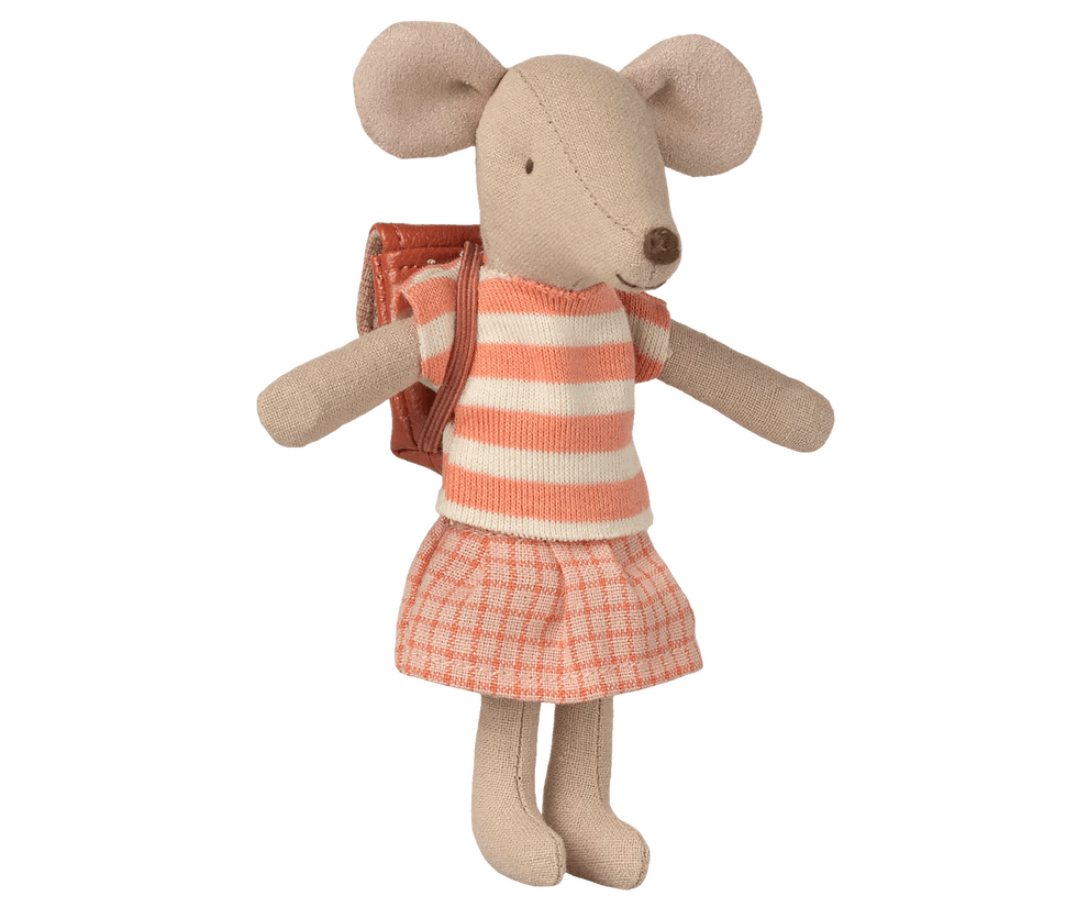 Maileg tricycle mouse big sister coral
