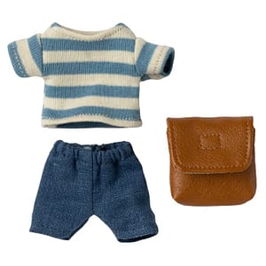 Clothes and bag, big brother mouse - brown