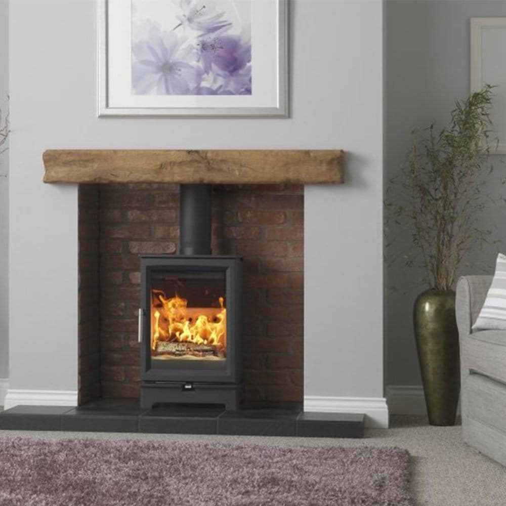  Charlton &amp; Jenrick Fireline Woodtec 5 kW standaard 414 mm-thumbnail