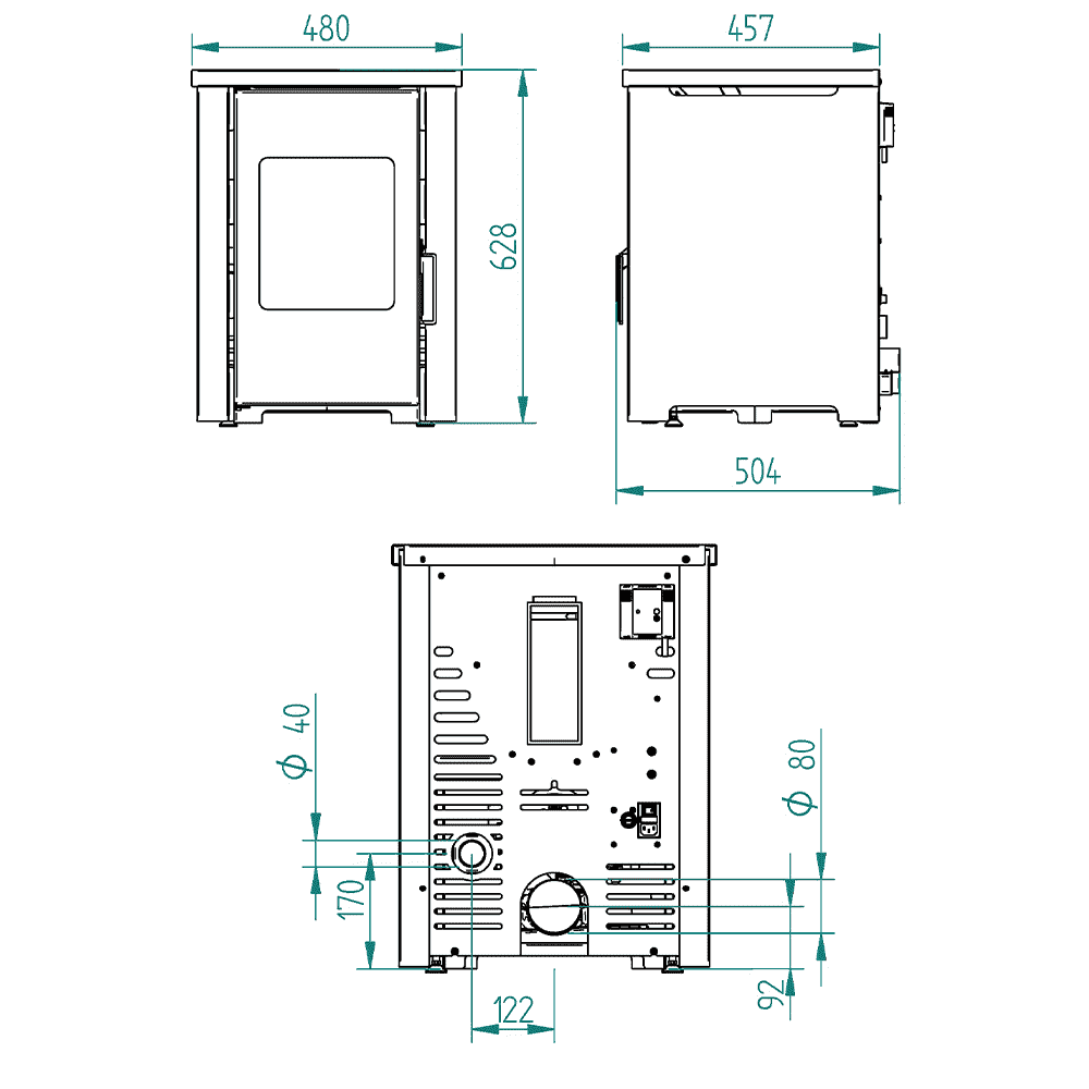  Duroflame Jurre T2.3 Pelletkachel-line_image