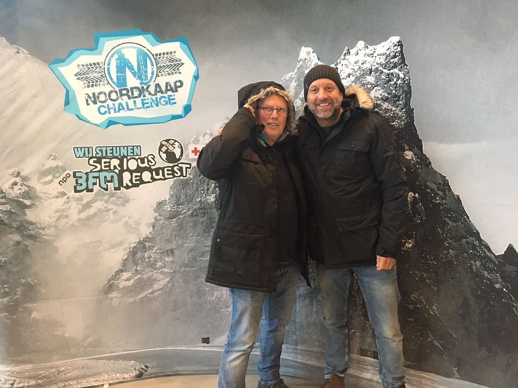 Mike en Cor ondersteunen tijdens de Noordkaap Challenge! 