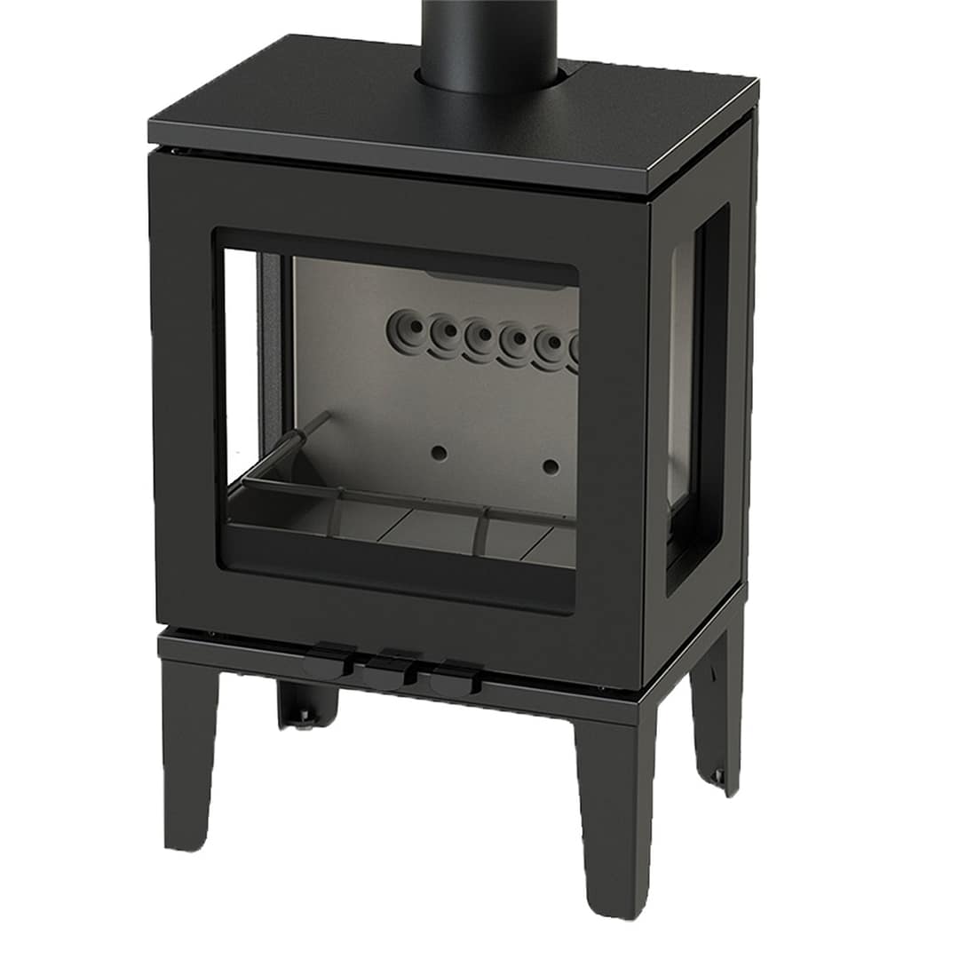  Charlton &amp; Jenrick Purevision LPV5 houtkachel op pootjes-thumbnail