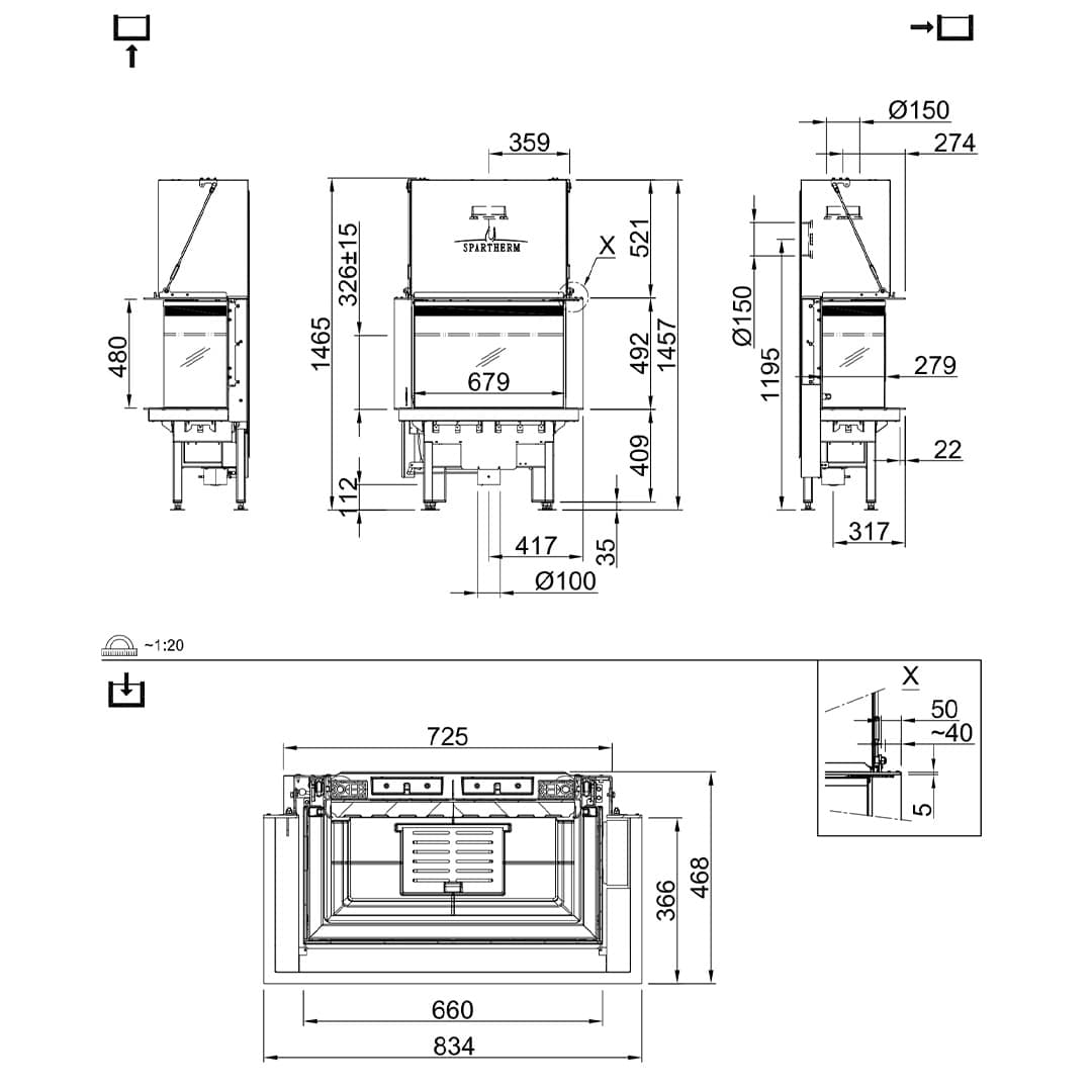  Spartherm Lean Triple 68x28x48 -line_image