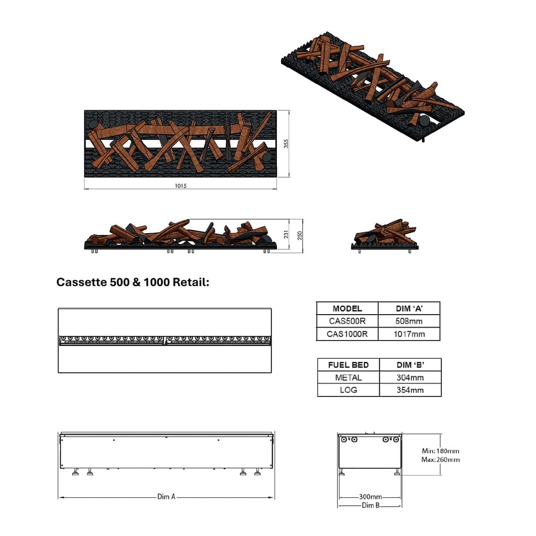  Dimplex Cassette 1000 Retail Multi Colour Optimyst-line_image