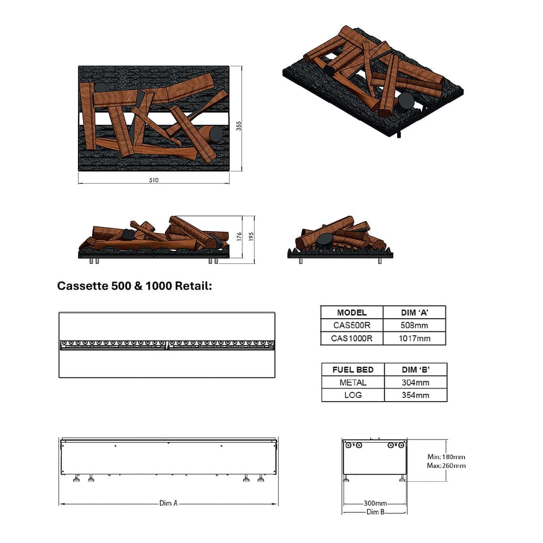  Dimplex Cassette 500 Retail Multi Colour Optimyst-line_image
