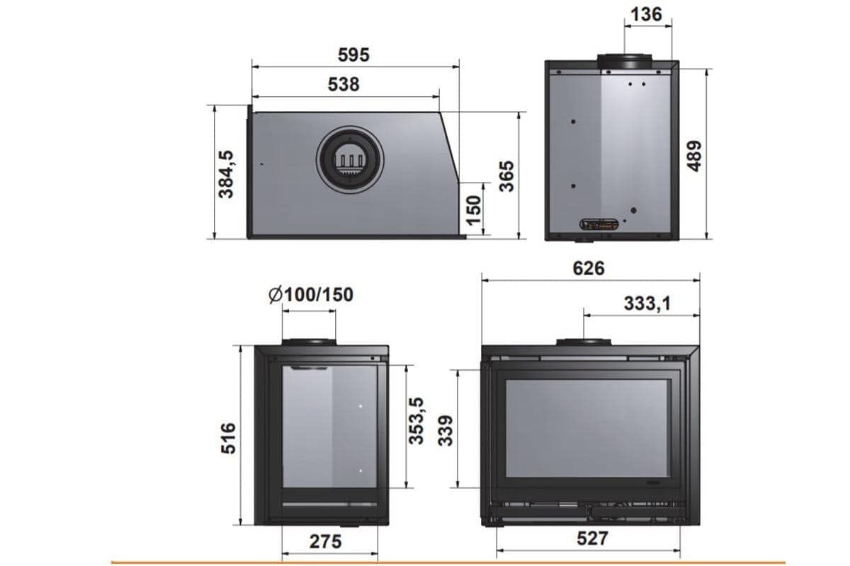 Wanders Square 60 Hoek inzet gas-line_image