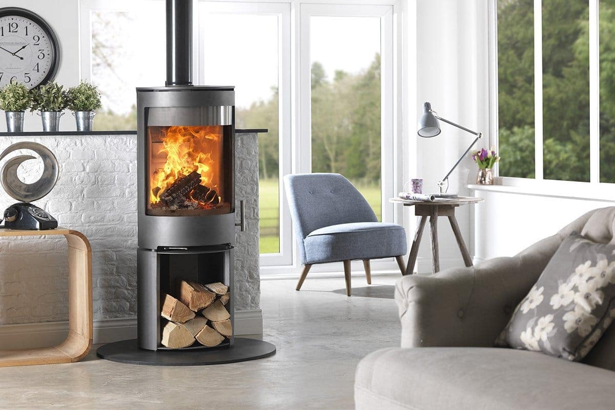  Charlton &amp; Jenrick Purevision vrijstaand rond model hoog open houtvak-image