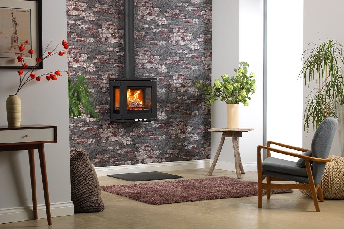  Charlton &amp; Jenrick Purevision LPV5 Wall houtkachel -image