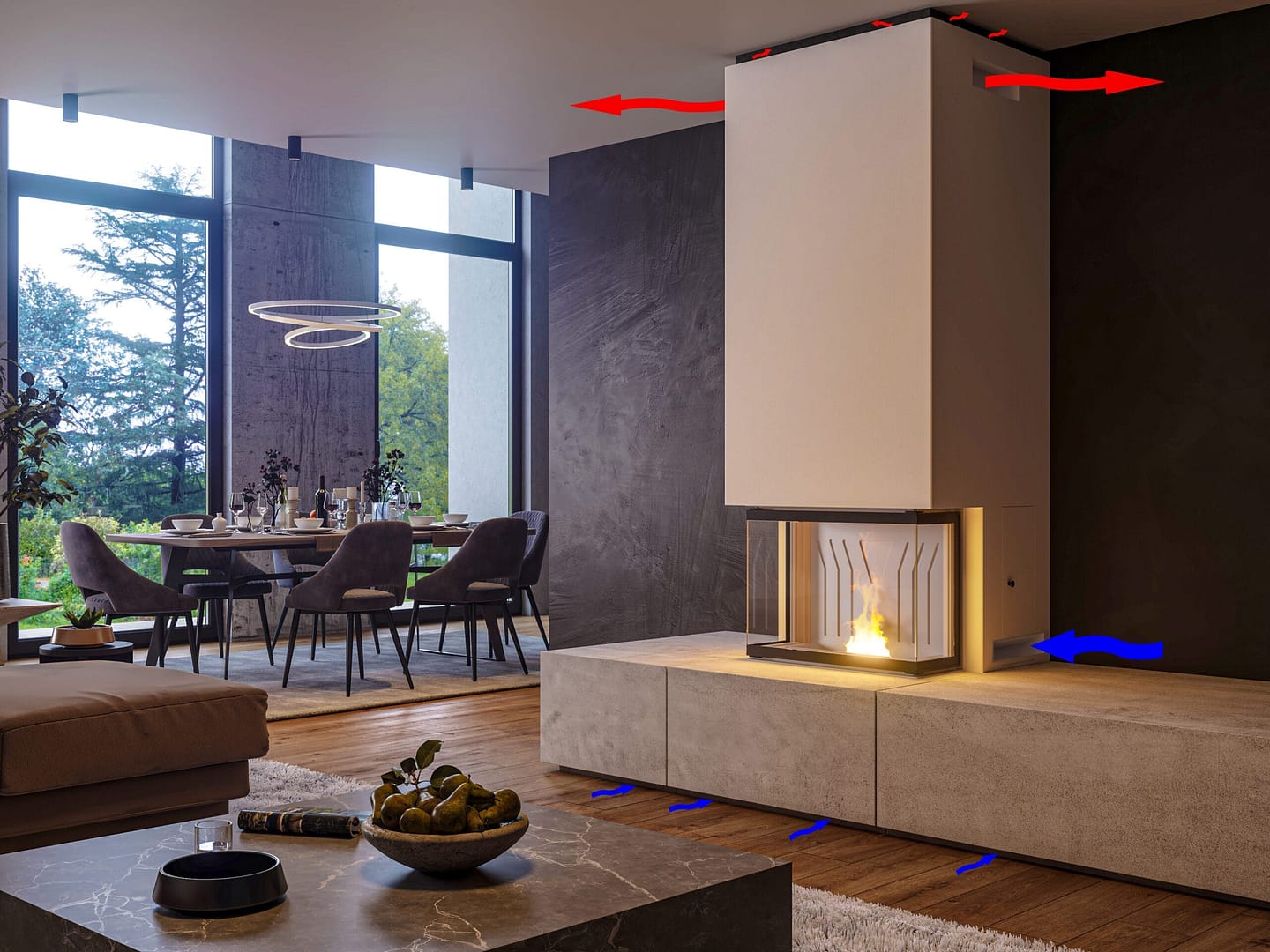  Afbeelding 1 met lucht toevoer