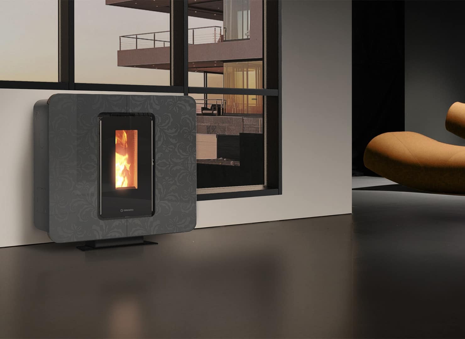 Thermorossi Slimquadro 9 pelletkachel-image