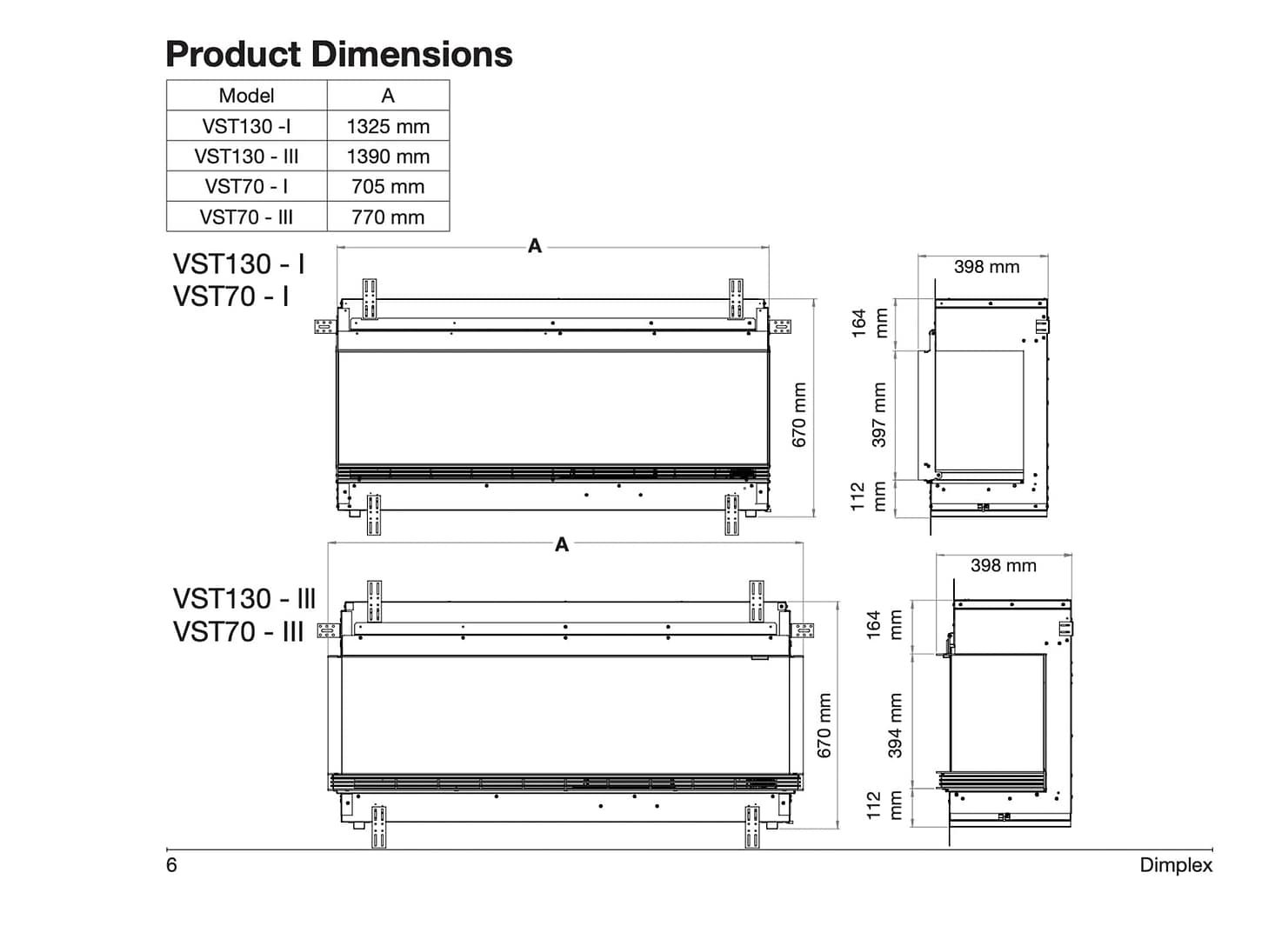  Dimplex Opti-V Vista 70 III-line_image