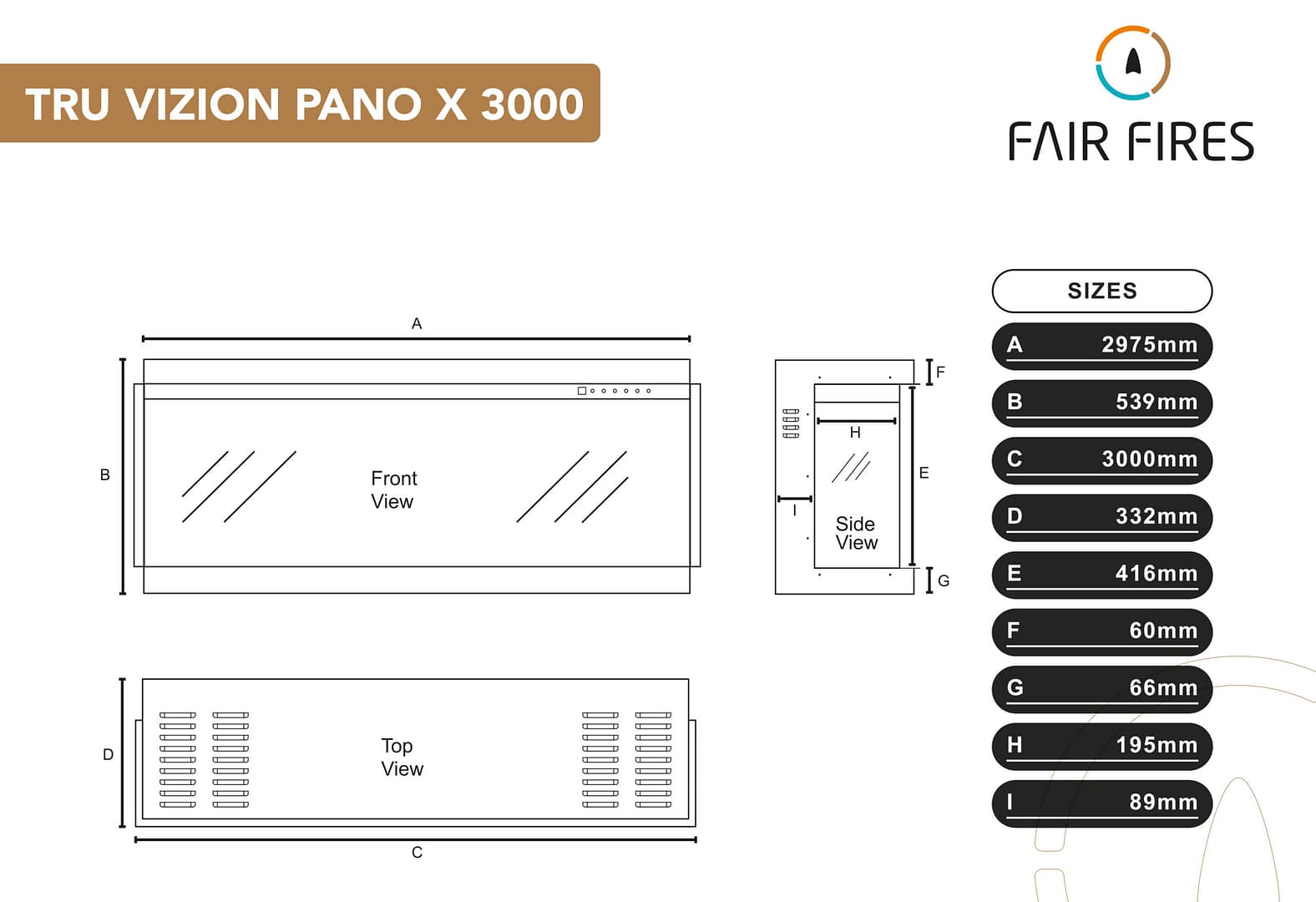 Fair Fires Tru Vizion Pano X 3000-line_image