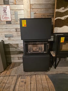 Koppe Pinto Pelletkachel 3 zijdig showroom wissel