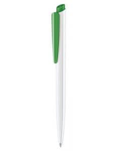 Senator pen with logo DART POLISHED BASIC GREEN 347 Quality Senator pen with your logo also available in other colors. Push ball pen Polished finish Equipped with a premium "Magic Flow" long capacity X20 (1.0 mm) refill giving a writing length of 1800m, in blue or black ink We use different printing techniques to add your logo. Depending on the surface we can use embroidery, engraving, 360° imprint or screenprint.